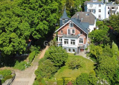 Rarität am Süllberg: Einfamilienhaus mit herrlichem Garten und Elbblick