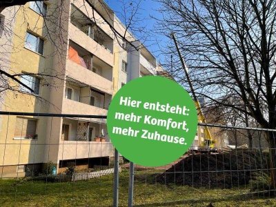 5 Zimmer mit Wohnküche und 2 Balkonen