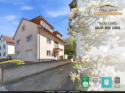 GEMÜTLICH: Einladende 3-Zimmer-Wohnung mit Balkon in Karlsruhe-Knielingen zur Vermietung