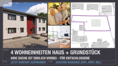 VIER WOHNEINHEITEN mit Grundstück