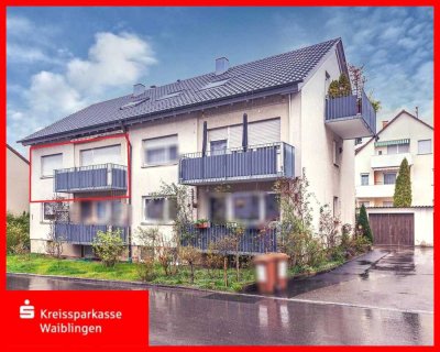 Fellbach: Leerstehende 3-Zimmer-Eigentumswohnung in verkehrsberuhigter Lage