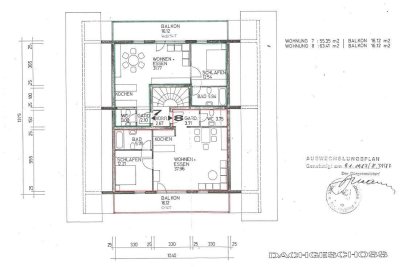 Helle Dachgeschoss-Wohnung mit Balkon in Kitzbühel
