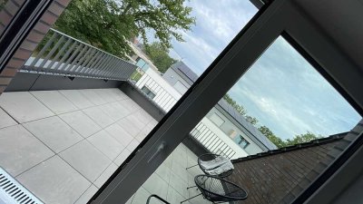 Neubauwohnung mit Dachterrasse in der Eschendorfer Aue