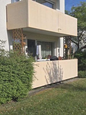 Gut geschnittenes Appartement mit sonnigem Balkon und Blick in den Garten, EBK, ca. 42 m² Wfl.