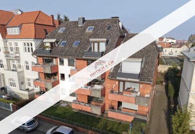 Provisionsfrei: Vermietete 3-Zi-Wohnung mit Balkon & TG-Stellplatz Ecke Moltkestraße/Hüxtertorallee!