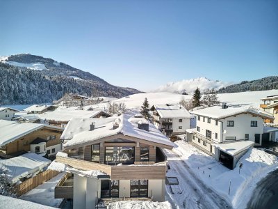 Modernes Leben in den Alpen