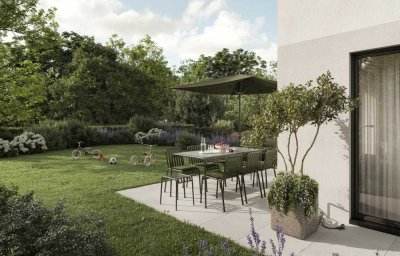 FORMHAUS | Ruhepol. Neubau-Reiheneckhaus mit Süd-West-Ausrichtung.