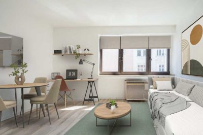 Möblierte & sanierte 1 Zimmer Wohnung in direkte Uninähe
