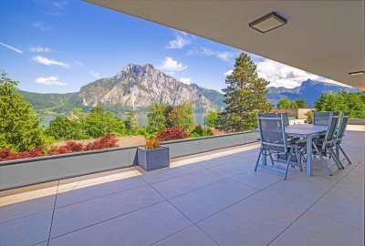 Luxuriöse Penthouse-Maisonette über dem Traunsee