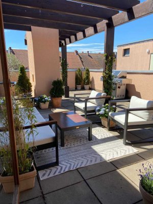 140qm Penthouse Wohnung + 140qm Dachterrassen im Herzen der Nordstadt!