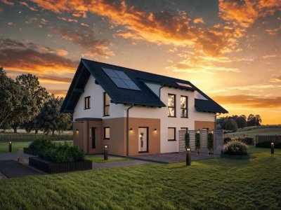 � „Zwei Generationen, ein Zuhause – Das moderne Zweifamilienhaus-Konzept.“