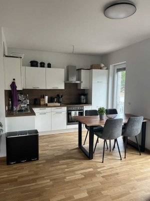 Moderne 2-Zimmer-Neubauwohnung mit Balkon, TG-Stellplatz und Einbauküche in Leipzig-Plagwitz