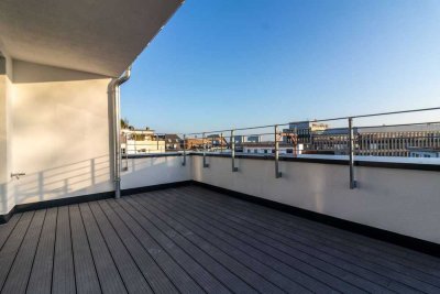 NEUBAU HAUS IN HAUS CHARME AUF DREI ETAGEN - MIT GROßER DACHTERRASSE IN BAYENTHAL +PROVISIONSFREI+