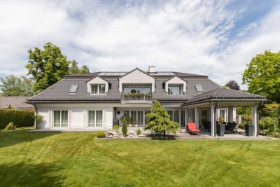 Imposante Villa mit zauberhaften Garten nahe dem Isarhochufer