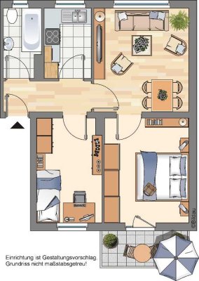 **Gemütliche Etagenwohnung mit abwechslungsreicher Atmosphäre in Marl**