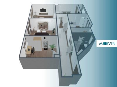 Großzügige 5-Zimmer-Wohnung mit Balkon & Sanierung inklusive