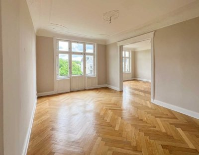Familienfreundliche Altbauwohnung am Kanal mit herrlichem Weitblick
