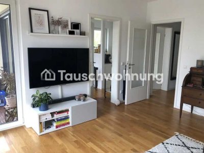 Tauschwohnung: Barrierefreie helle Wohnung 3-Zimmer mit Parkblick
