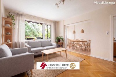 Schwachhausen: 3-Zimmer Eigentumswohnung mit Balkon als Kapitalanlage