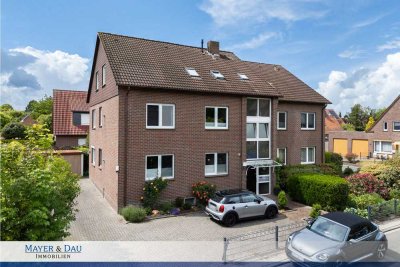 Frei werdende 3-Zimmer-Wohnung mit Balkon im Rasteder Zentrum, Obj. 8674
