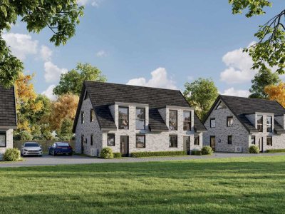 Nachhaltig wohnen!
KfW-40-Doppelhaushälfte in
Sereetz mit Garten, PV-Anlage,
Wärmepumpe & Wallbox