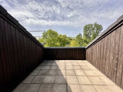 Hellerhof: Schicke 2 Zimmer-Wohnung mit großer Terrasse (WBS erforderlich)