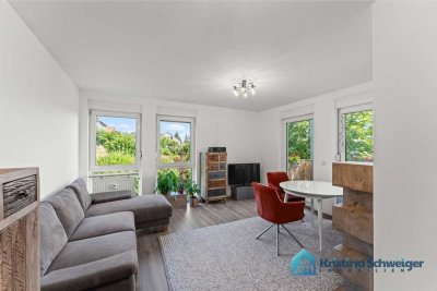 Termine am Fr. 6.2.! Bald bezugsfrei & modern! 2 Zimmer-Whg mit modernem Bad,Balkon,Küche & Garage