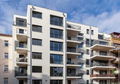 Hochwertige Wohnung im Neubau mit 2 Balkonen in Stötteritz!