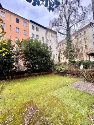 Altbau mit großem Garten im ruhigen Hinterhaus im Afrikanischen Viertel