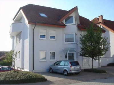 Nußloch, 2-Zimmer-Wohnung im 1. Obergeschoss mit Balkon
