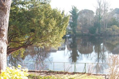 Wasserblick, Privatgarten mit Seezugang im Grunewald
