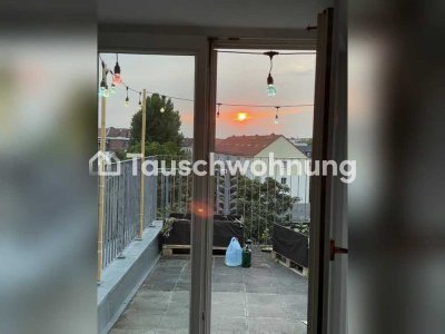Tauschwohnung: Wohnung mit großer Dachterrasse in Gohlis-Süd