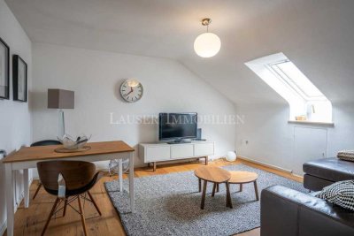 Möblierte Zwei-Zimmer-Dachgeschosswohnung in Fellbach