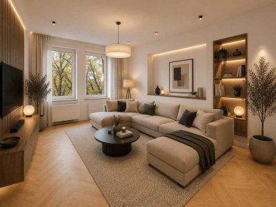 Großzügige 5-Zimmer-Wohnung mit Potenzial und Sanierungsoption in saniertem Mehrfamilienhaus
