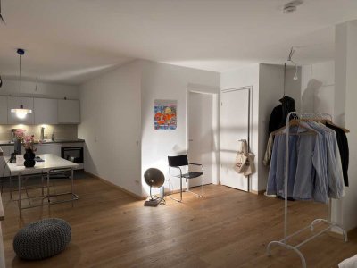 Helle 1-Zimmer-Neubauwohnung mit Balkon im Herzen Hamburgs