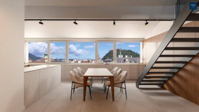 KAISER ESTATE - ZU VERKAUFEN - Top 4 - Exklusive elegante Galeriewohnung, Weitblick und Loftgefühl und südseitiger Loggia