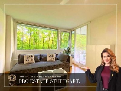 NATUR PUR VOR DER TÜR: Attraktive 2,5-Zimmer-Wohnung mit sonnigem Balkon in vorteilhafter Lage.