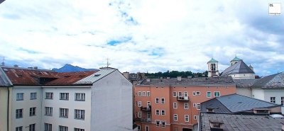 Altstadtwohnung mit großem Balkon und fantastischer Aussicht vom 5. Stock - luxuriöse 125m² über den Dächern des Andräviertels (Salzburg Stadt)