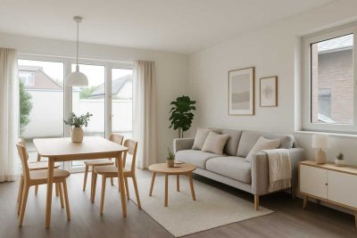 Stommeln: Seniorenfreundlich, EG, modernisiert, Terrasse, 2 Garagen