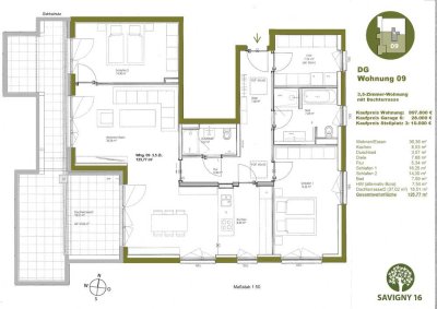 Dachterrassenwohnung der Extraklasse in Villenlage