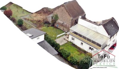 ToFa: freistehendes Haus mit großer Dachterrasse und Ausbaureserve in der Scheune