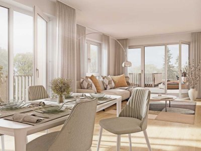 Moderne 3-Zimmerwohnung mit Südbalkon!