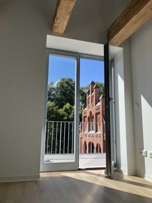 Wohnung 10 im umgebauten Speicher der Vierrademühle