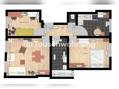 Tauschwohnung: Bieten SAGA Altbau auf St. Pauli, suchen Blick ins Grüne