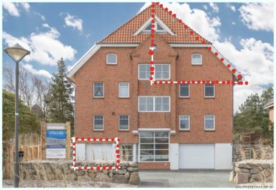 Komfortable Maisonette mit FeWo-Zulassung in Toplage an den Dünen auf den letzten Metern zum Strand!