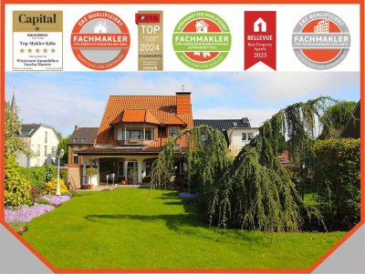 Außergewöhnliches Traumhaus, rustikal, mit offener Bauweise, ELW, Garage und wunderschönem Garten!
