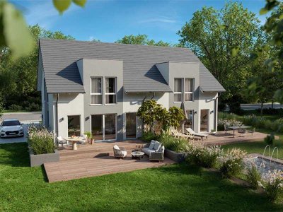 Großzügige Doppelhaushälfte inkl. Grundstück