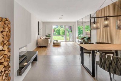 Stilvoll saniertes Reihenhaus. In beliebter Lage am Perlacher Forst.
