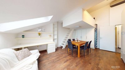 Trendiges Dachgeschoss-Loft mit Blickrichtung Augarten A\\