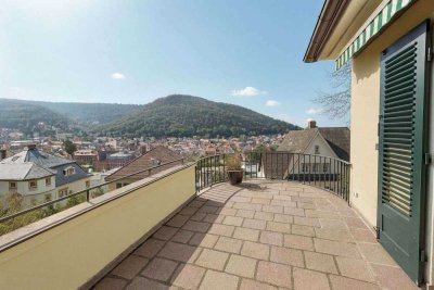 Großzügige 4-Zimmer-Wohnung mit Blick auf Schloss und Neckar – umfassend saniert